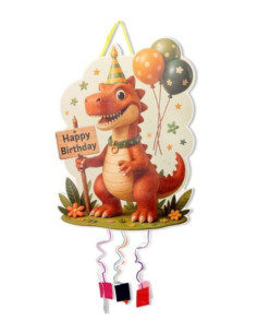 Piñata dinosaurio 36x49cm | Ducaval | Envías 24/48 horas 
