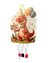 Piñata dinosaurio 36x49cm | Ducaval | Envías 24/48 horas 