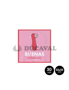 Servilletas buenas vibraciones 30 unidades