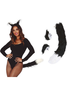 Conjunto gato blanco y negro | Ducaval | Envías 24/48 horas 