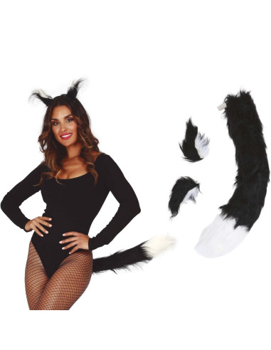 Conjunto gato blanco y negro | Ducaval | Envías 24/48 horas 