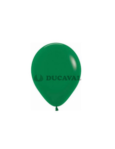 Globos látex verde bosque 30cm 50ud Ballonia | Ducaval |
