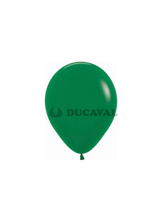 Globos látex verde bosque 30cm 50ud Ballonia | Ducaval |