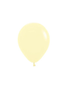 Globos látex amarillo pastel  45cm. 100U | Ducaval | Envíos 24/48 hor