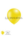 Globos látex amarillo limón 100 und. 45cm. Ducaval  Envios 2448horas