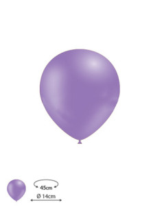 Globos látex lavanda 45cm 100und. Ducaval Envios 24  48 horas