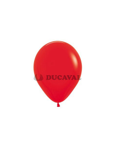 Globos látex rojo 30cm 50ud Ballonia | Ducaval |