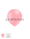 Globos látex rosa baby 100 und. 45cm. Ducaval 2448 horas