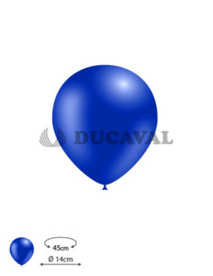 Globos látex azul marino 100 und. 45cm.