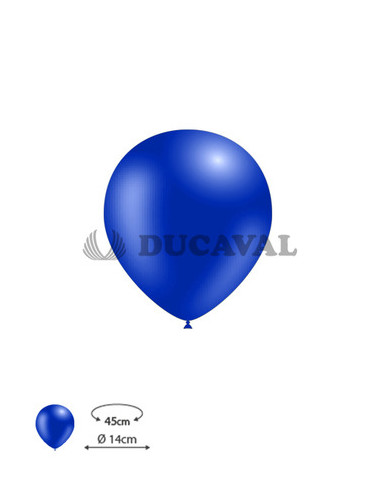 Globos látex azul marino 100 und. 45cm.