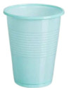 Vaso reutilizable plástico aguamarina 200 cc 25 und | Ducaval | Envía