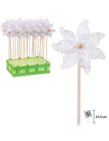 Molinillo blanco 9x27.5cm | Ducaval | Envías 24/48 horas 