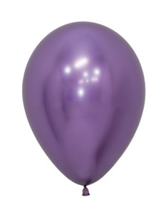 Globo látex violeta reflex 12.50cm (50 unidades) | Ducaval | Envíos 2