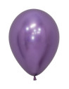 Globo látex violeta reflex 12.50cm (50 unidades) | Ducaval | Envíos 2