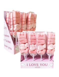 Pincho love marshmallow 16U | Ducaval | Envías 24/48 horas 