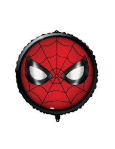 Globo foil face spiderman 18º 46 cms Ducaval Envio 2448 horas