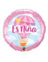 Globo foil es niña rosa 43 cm  | Ducaval | Envíos 24/48 horas