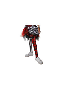 Pantys dos colores rojo y blanco infantil | Ducaval | Envíos 24/48 ho