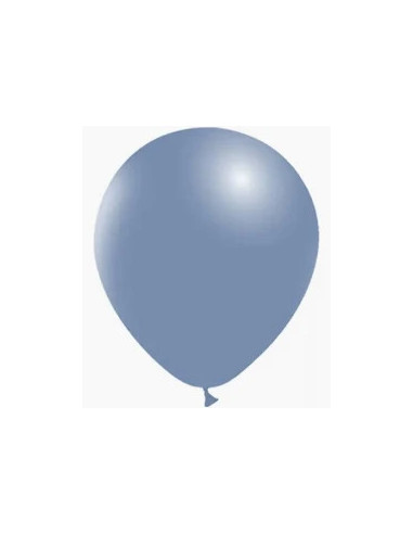 Bolsa de 100 globos azul vintage 45cm  | Ducaval | Envías 24/48 horas