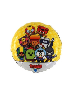 Globo foil Brawl Stars 35cm | Ducaval | Envías 24/48 horas 