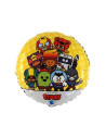 Globo foil Brawl Stars 35cm | Ducaval | Envías 24/48 horas 