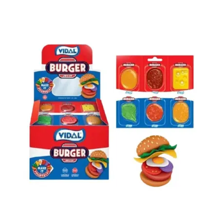 Golosina burguer Jelly 11piezas | Ducaval | Envíos 24/48h