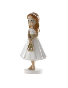 Figura comunión niña descalza 13cm | Ducaval | Envíos 24/48 horas