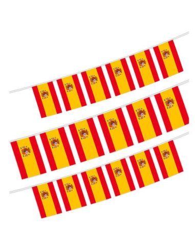 Bandera tela grande 50x70 10M Española
