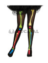 Pantys Esqueleto Multicolor  Disfraces Ducaval