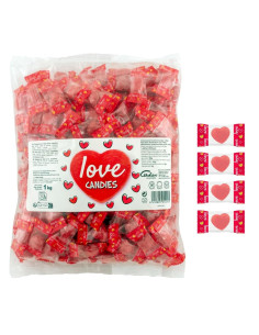 CARAMELOS CORAZON 3D LOVE CEREZA | Ducaval | Envías 24/48 horas 