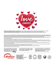 CARAMELOS CORAZON 3D LOVE CEREZA | Ducaval | Envías 24/48 horas 