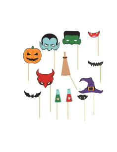 Set photocall halloween 12pcs | Ducaval | Envías 24/48 horas 