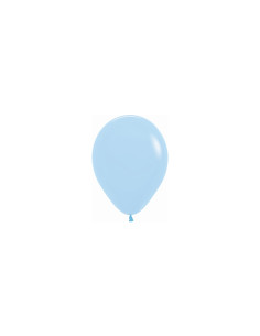 Globo látex azul pastel 12.5cm 100ud | Ducaval | Envíos 24/48h