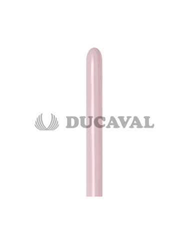 Globo modelar 260 pastel dusk rosa palo 5x150cm 50 unidades