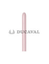 Globo modelar 260 pastel dusk rosa palo 5x150cm 50 unidades