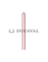 Globo modelar 260 pastel dusk rosa palo 5x150cm 50 unidades