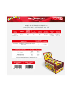 Fresquito Cola 17g 40u | Ducaval | Envíos 24/48h