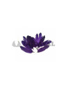Plumas duro moradas 15cm 10ud | Ducaval | Envíos 24/48h