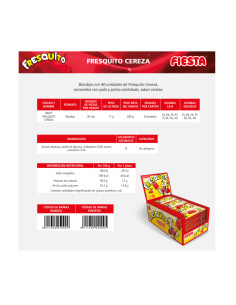Fresquito cereza  40u | Ducaval | Envíos 24/48 horas