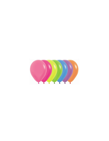 Globos surtido neón 30cm 50ud | Ducaval | Envíos 24/48 horas