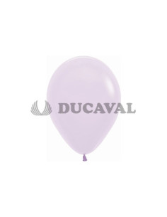 Globo látex lila pastel 12.5cm 100ud | Ducaval | Envíos 24/48 horas 