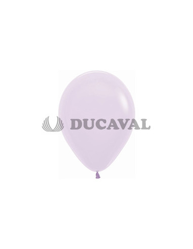 Globo látex lila pastel 12.5cm 100ud | Ducaval | Envíos 24/48 horas 
