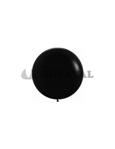 Globo látex fashion negro 60cm 10 unidades