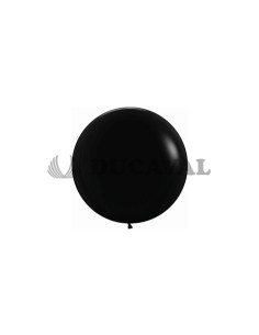 Globo látex fashion negro 60cm 10 unidades