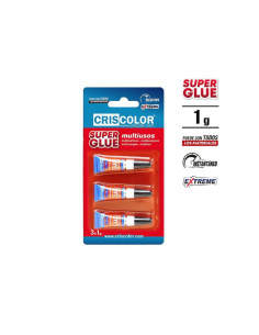 Super glue multiusos 3X1G | Ducaval | Envías 24/48 horas 