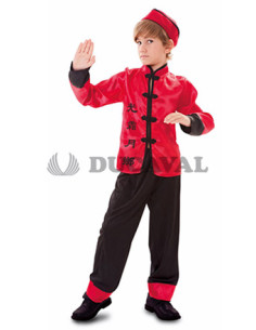 Disfraz de Chino rojo y negro