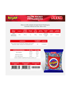 Kojak pocket pintalenguas 200ud