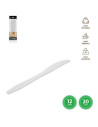 Cuchillo reut. blanco 20CM 12UDS | Ducaval | Envías 24/48 horas 