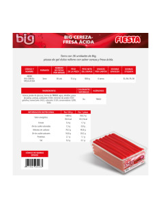 Big cereza fresa 36ud | Ducaval | Envías 24/48 horas 