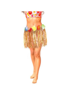 Falda Hawaiana 30cm multicolor | Ducaval | Envíos 24/48 horas